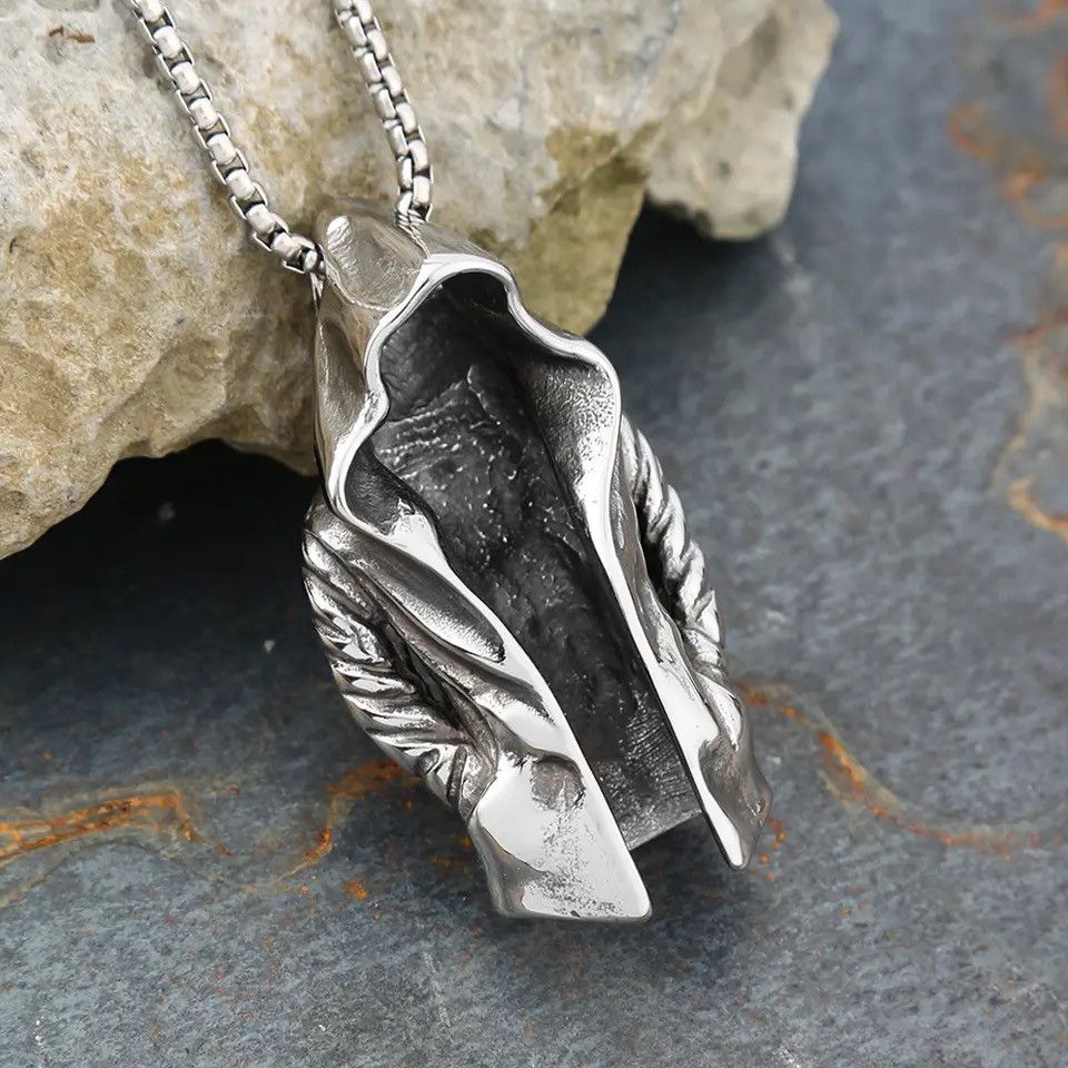Jewelry Assassin Cloak Man In Black Pendant Necklaces Size ONE SIZE - 1 Thumbnail