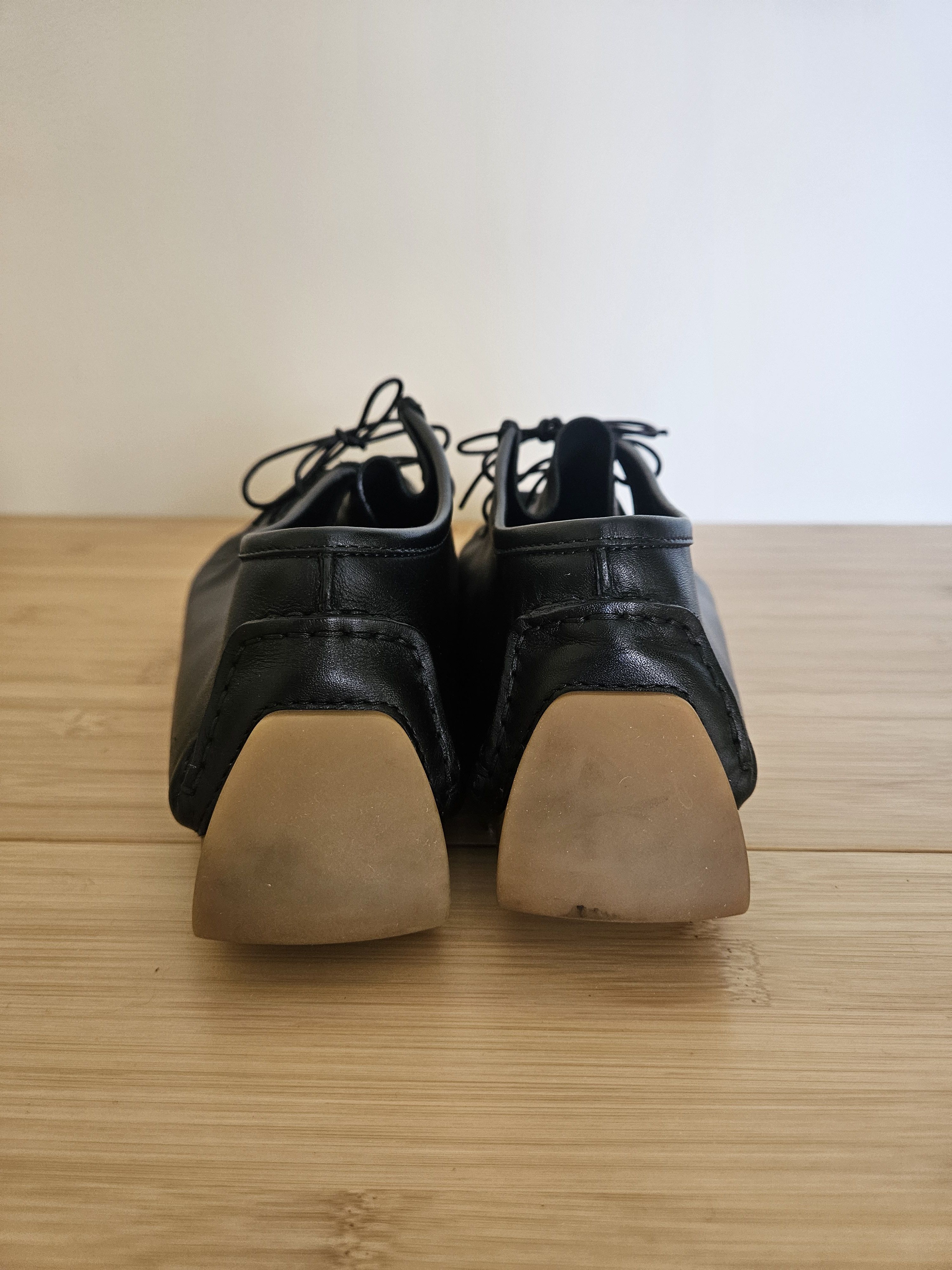Bottega Veneta Lace-Up Leather Driver Loafers Size US 10 / EU 43 - 3 Thumbnail