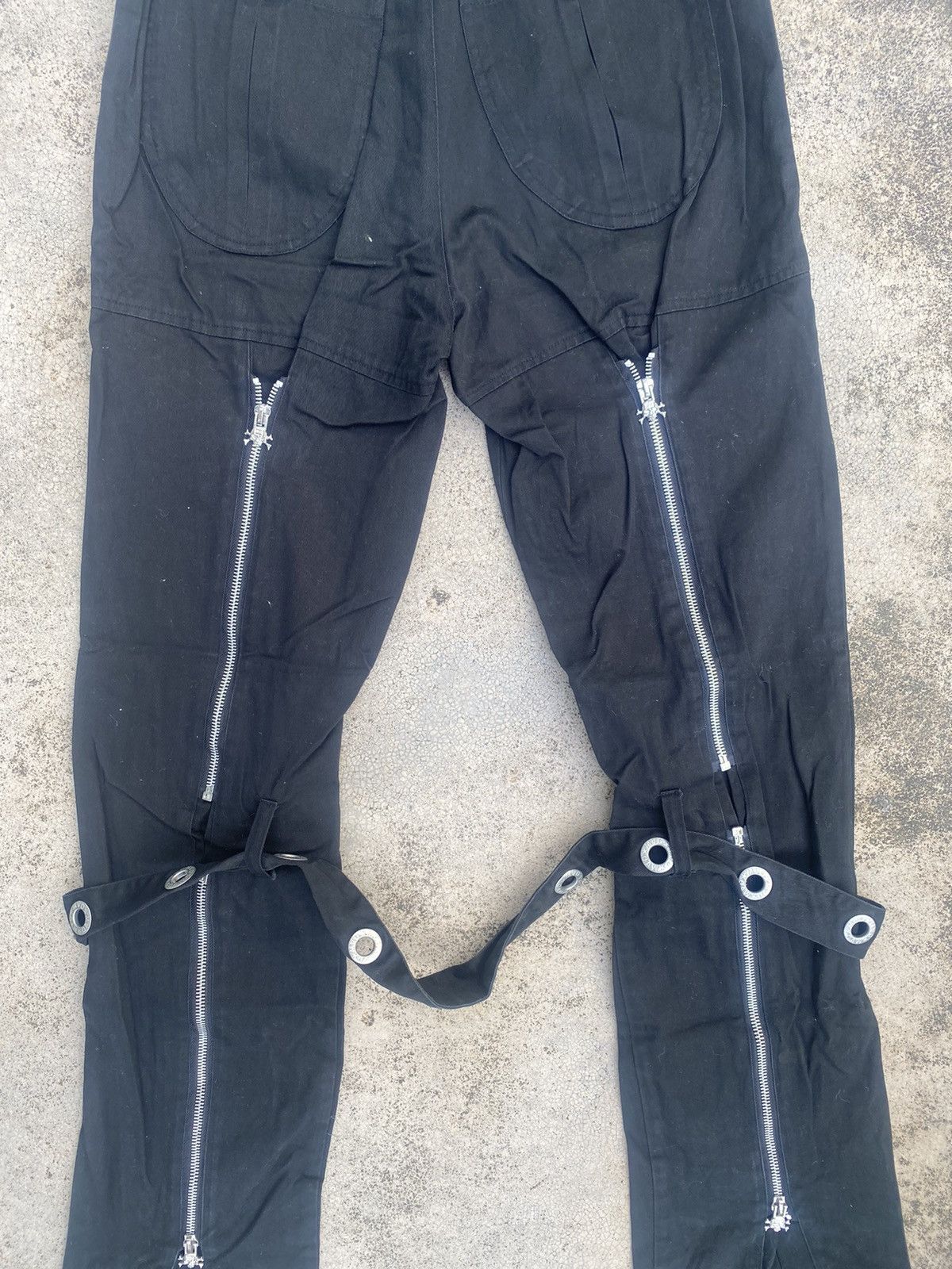 Japanese Brand × Punk and Yo MVD Gothic Punk Seditionaries Bondage Zipper Denim Pants Size US 29 - 17 Thumbnail
