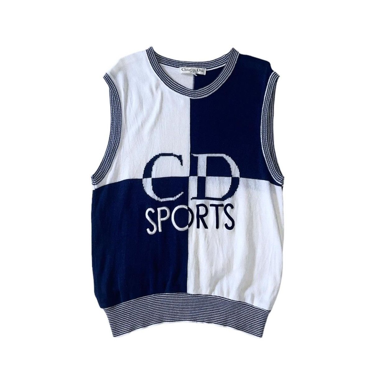 Christian Dior Monsieur 🛒SENDOFFER🛒Vintage 90’s Christian Dior Sport Knit Vest Size US M / EU 48-50 / 2 - 1 Thumbnail