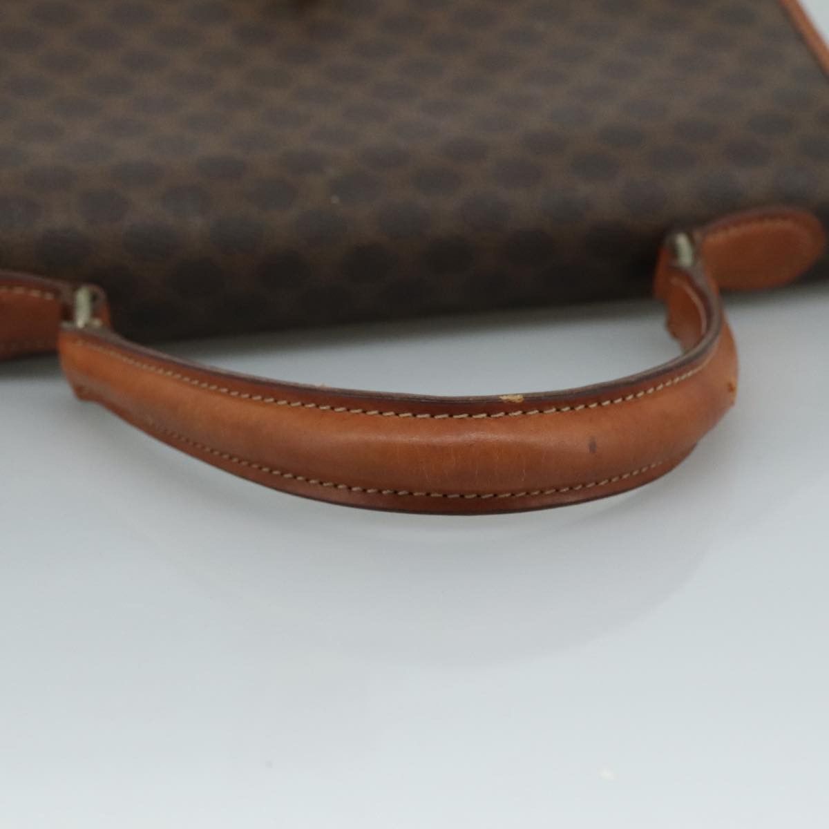 Celine CELINE Macadam Canvas Hand Bag Pvc Leather Brown Size ONE SIZE - 7 Thumbnail