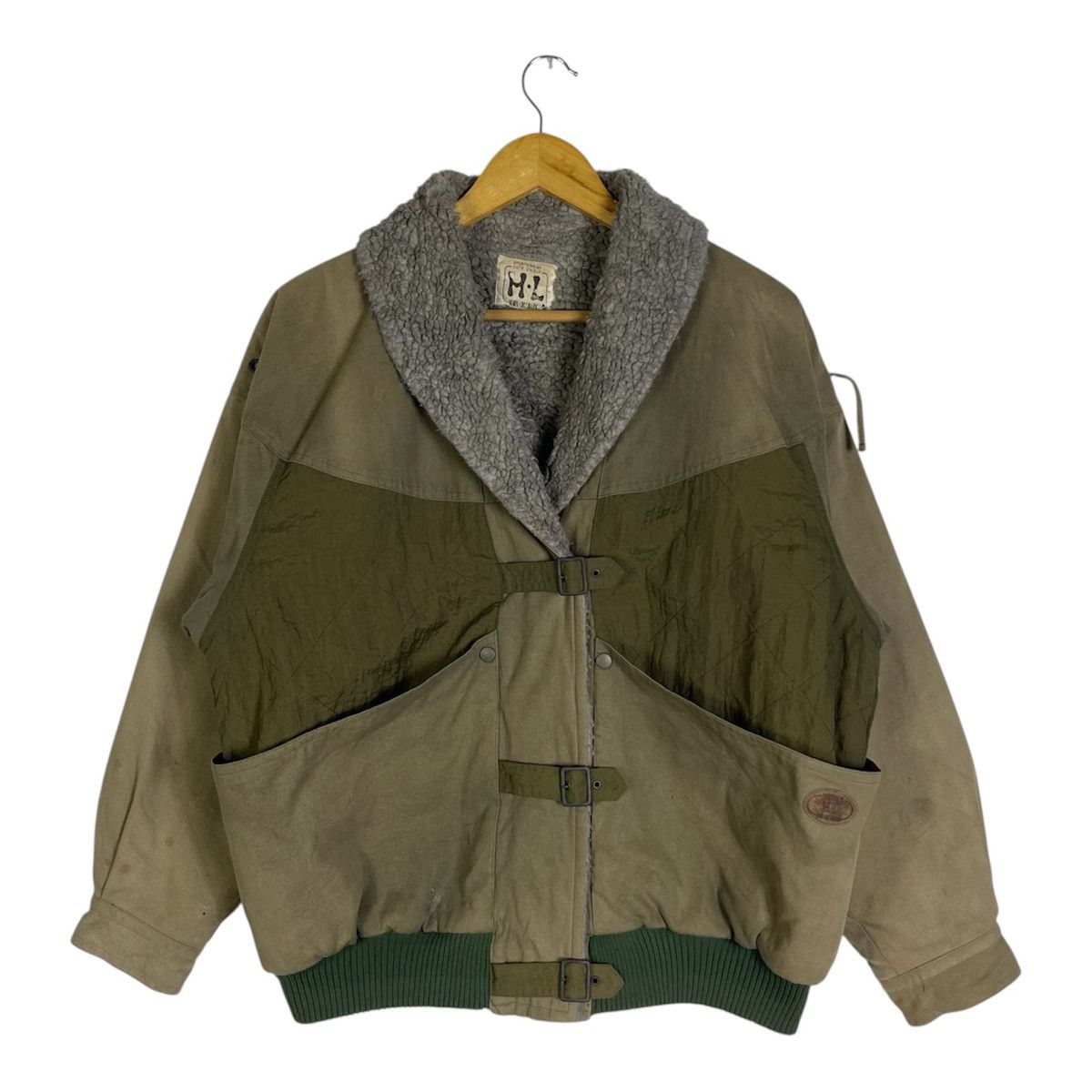 Issey Miyake Vintage Henri Luc chapuis Hybrid Military Bomber Jacket Size US M / EU 48-50 / 2 - 1 Thumbnail