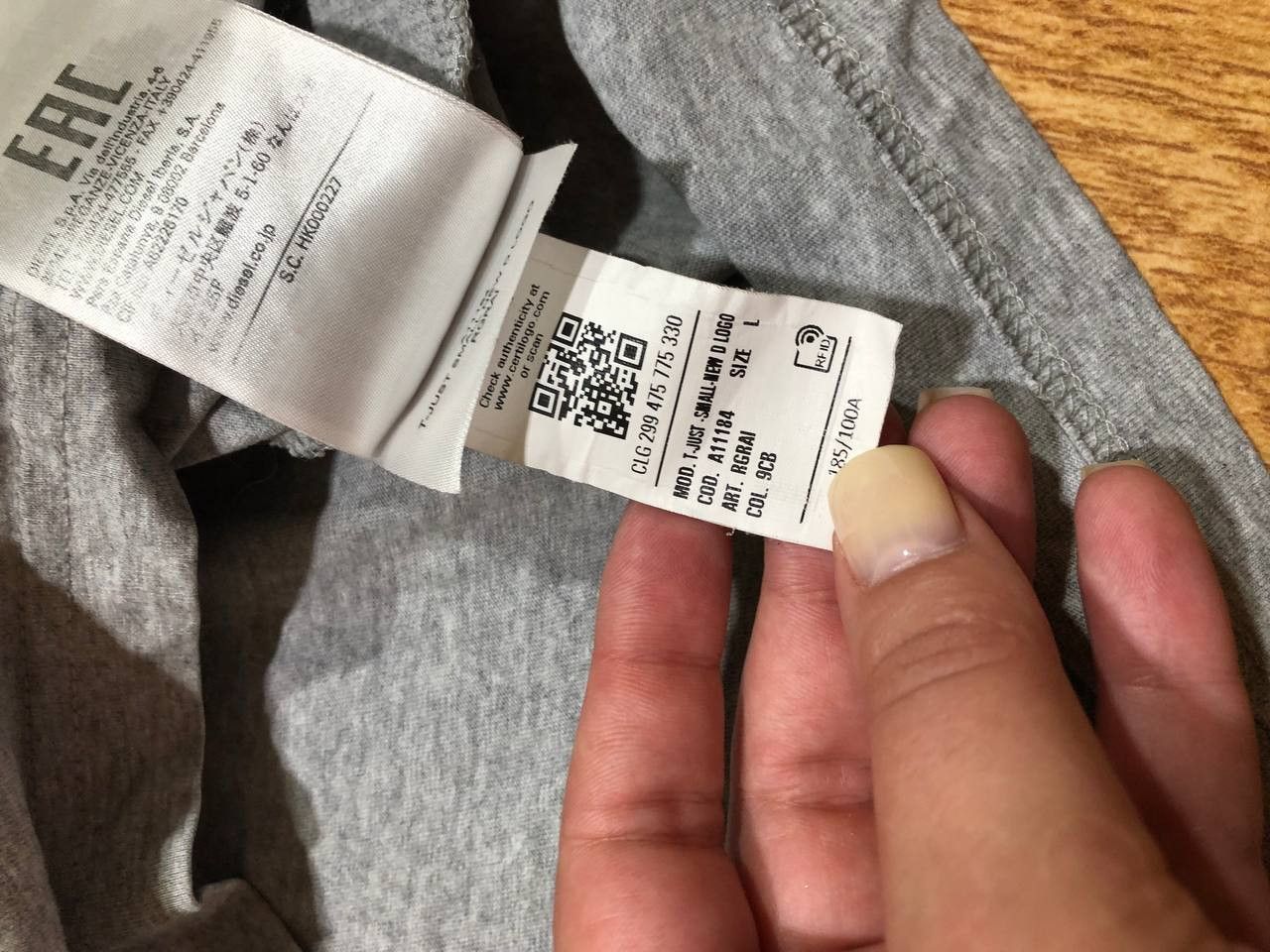 Diesel Diesel T-Shirt Size US L / EU 52-54 / 3 - 4 Thumbnail