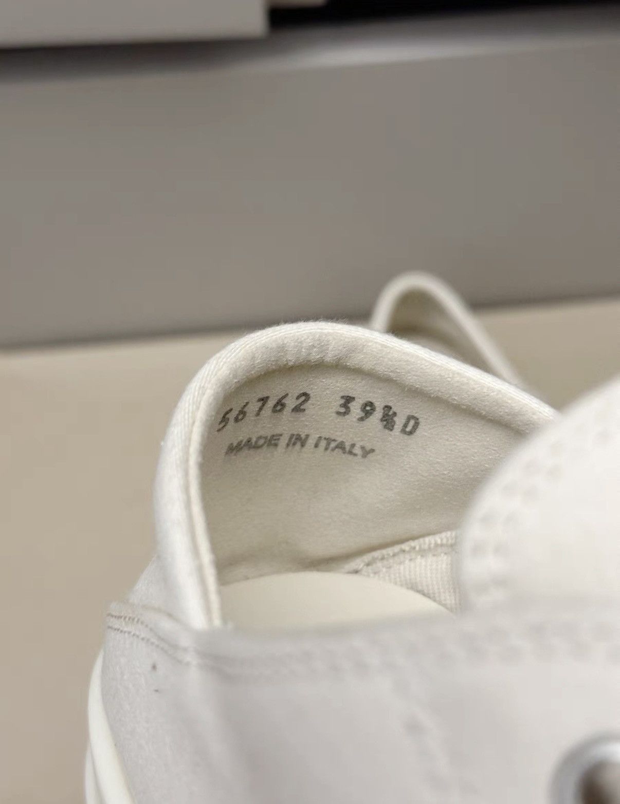Rick Owens Rick Owens 24SS white canvas slip-on heel sneakers Size US 6.5 / EU 39-40 - 7 Thumbnail