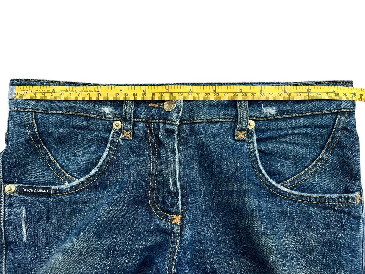 Dolce & Gabbana Dolce & Gabbana Lowrise Denim Jeans 30x33 Size 30" / US 8 / IT 44 - 12 Thumbnail
