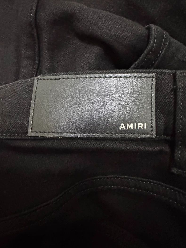 Amiri Amiri 17ss MX1 Patched Black Denim Size US 30 / EU 46 - 5 Thumbnail