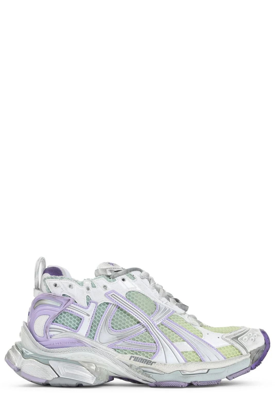 Balenciaga Balenciaga Runner Gradient Sneakers white/purple/green Size US 10 / IT 40 - 1 Thumbnail