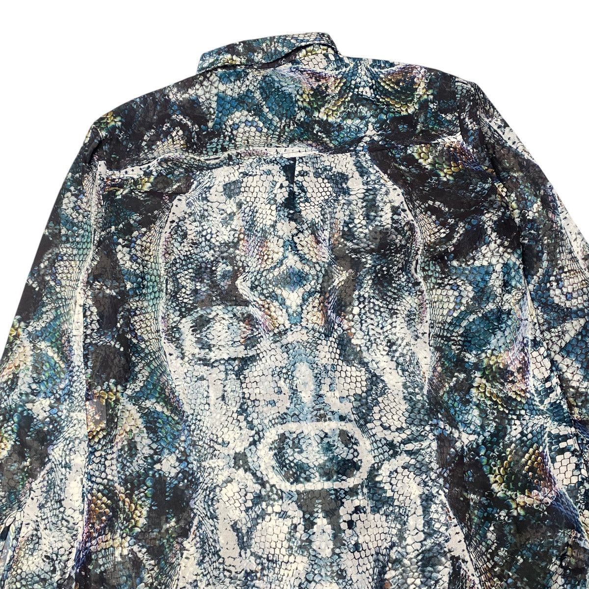 If Six Was Nine 2000's Ksubi Snakeskin Mesh Shirts Size US M / EU 48-50 / 2 - 8 Thumbnail