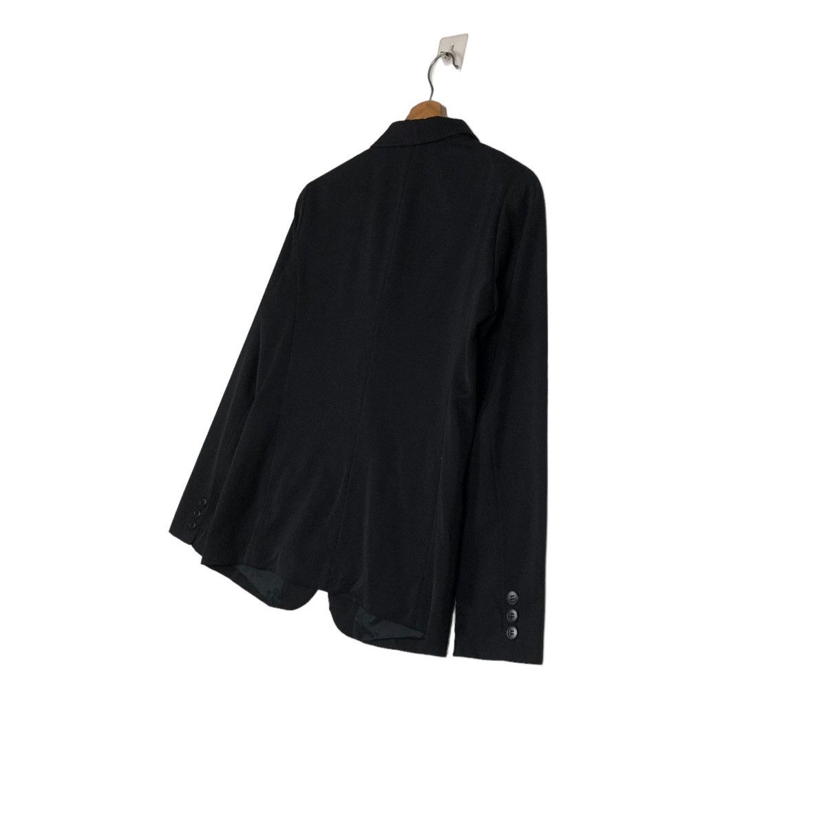 agnes b. RICH BLACK VINTAGE BUTTON JACKET AGNES B. PARIS ISSEY MIYAKE Size US S / EU 44-46 / 1 - 12 Thumbnail