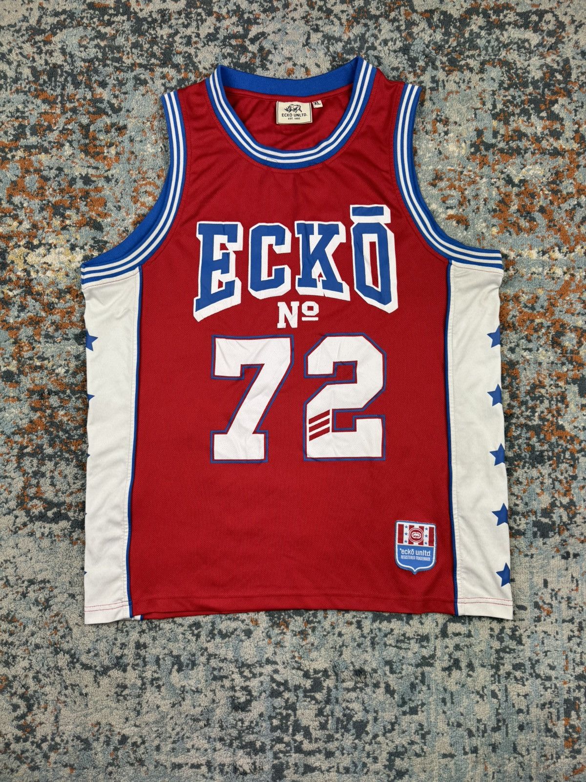 Ecko Unltd. × Vintage Vintage y2k Ecko Unltd basketball style mesh jersey tank top Size US XL / EU 56 / 4 - 1 Thumbnail