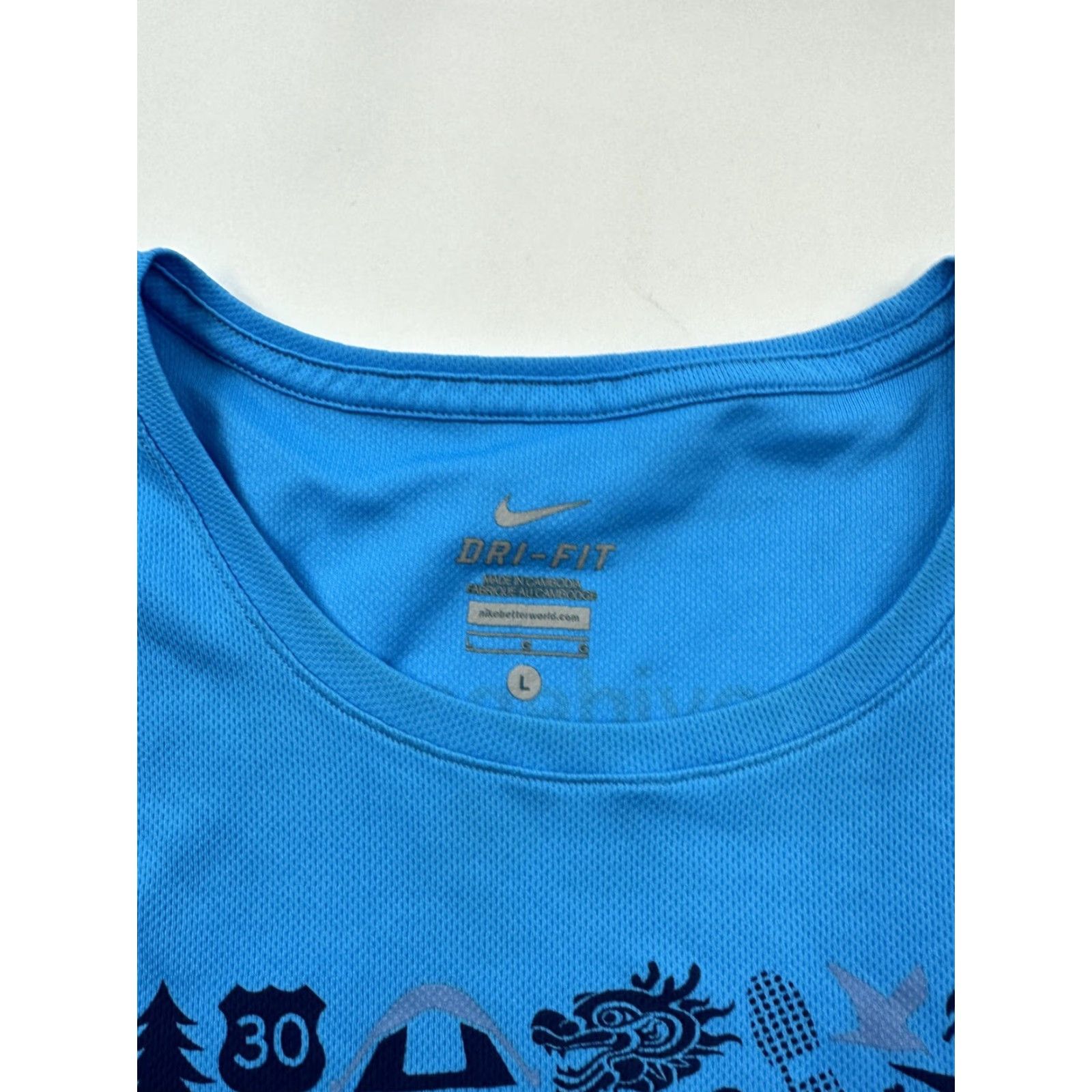 Nike VINTAGE Nike Shirt Women’s L Blue Hood To Coast Relay 2016 Short Sleeve Pullover Womens Size L / US 10 / IT 46 - 3 Thumbnail