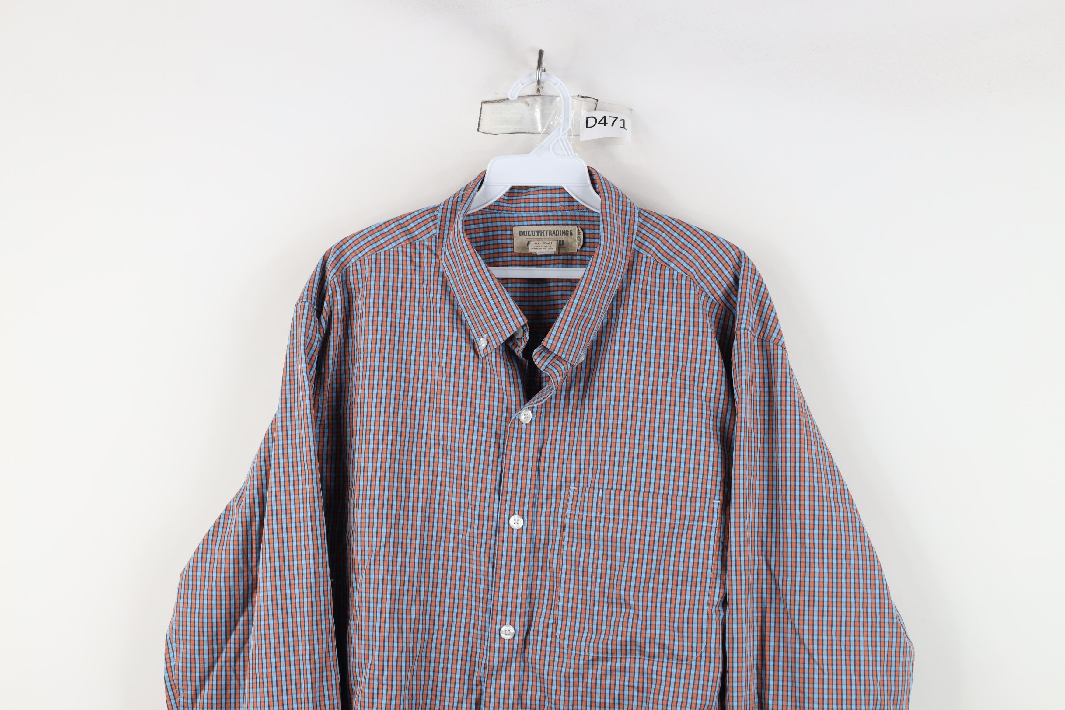 Duluth Trading Company × Vintage Duluth Trading Co Slim Fit Collared Button Down Shirt Size US XL / EU 56 / 4 - 2 Thumbnail