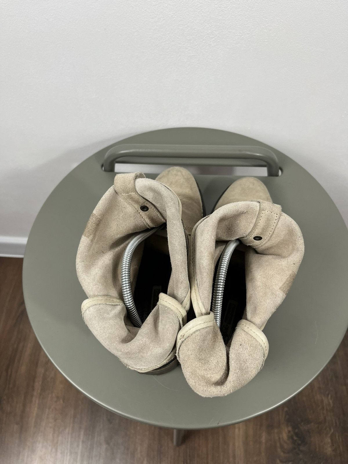 Vintage Buffalo Suede Foldover Buckle Boots Women’s Size 36 Beige Size US 5.5 / IT 35.5 - 13 Thumbnail