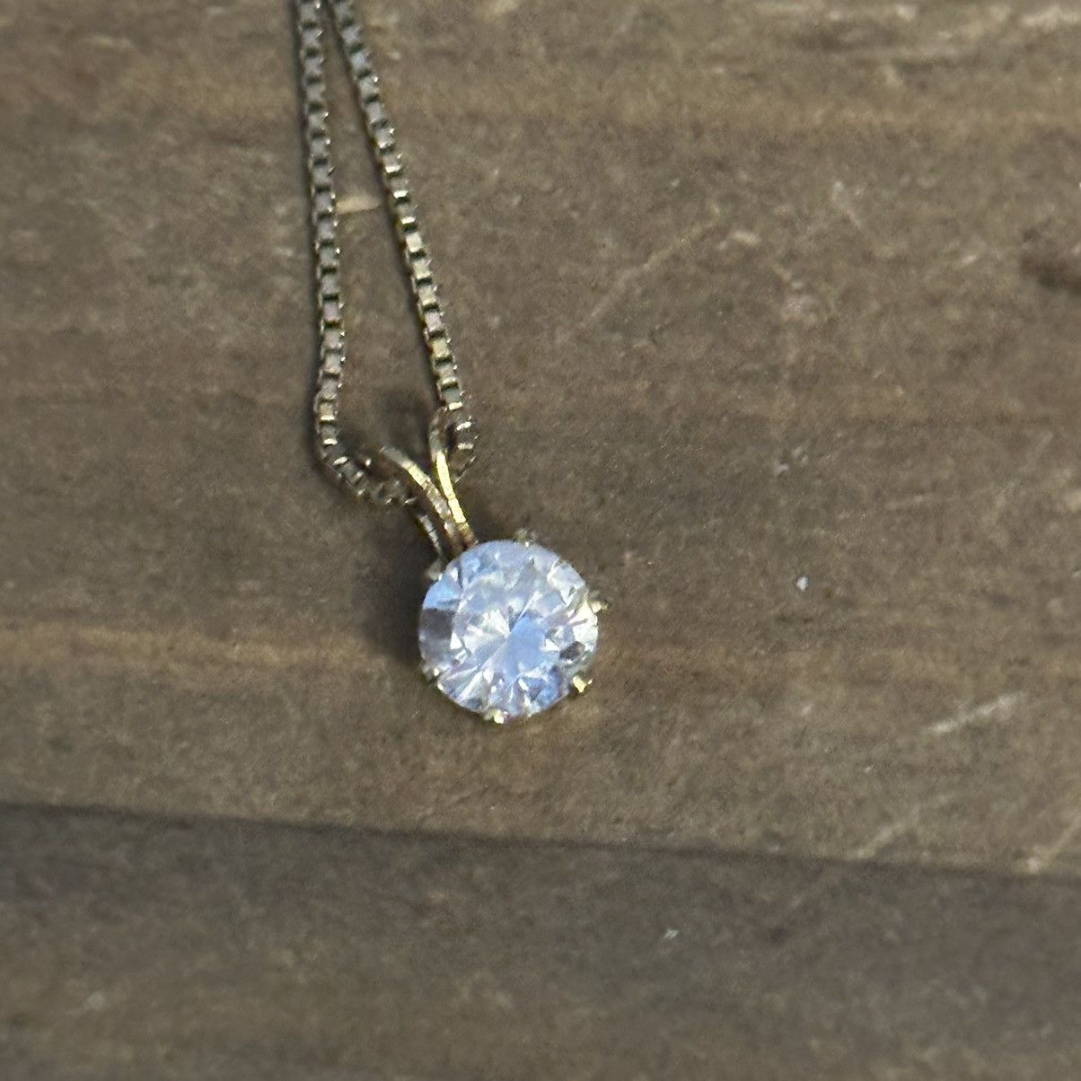 Vintage Vintage AM DOUBLE rhinestone pendant necklace Size ONE SIZE - 4 Thumbnail