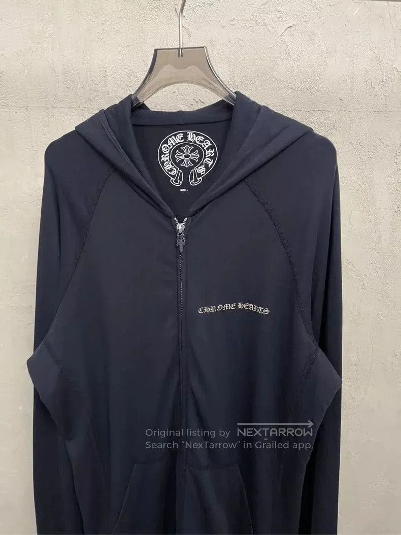 Chrome Hearts Vintage Chrome Hearts Black Zip-Up Hoodie. Size US L / EU 52-54 / 3 - 7 Thumbnail