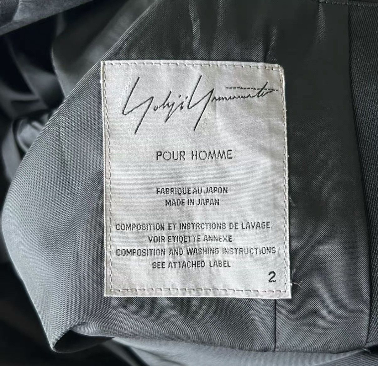 Yohji Yamamoto Yohji Yamamoto 02AW Leather Button Zip Blazer J4 Size US M / EU 48-50 / 2 - 7 Thumbnail