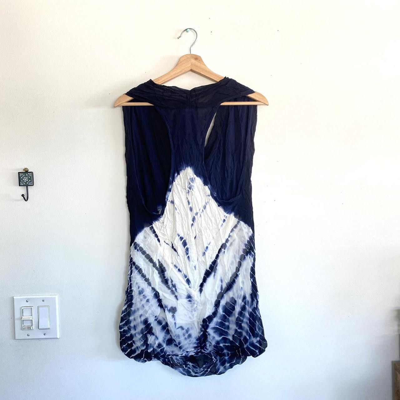 Young Fabulous & Broke YOUNG FABULOUS & BROKE Y2K MINI DRESS LARGE WHITE BLUE Size L / US 10 / IT 46 - 7 Thumbnail