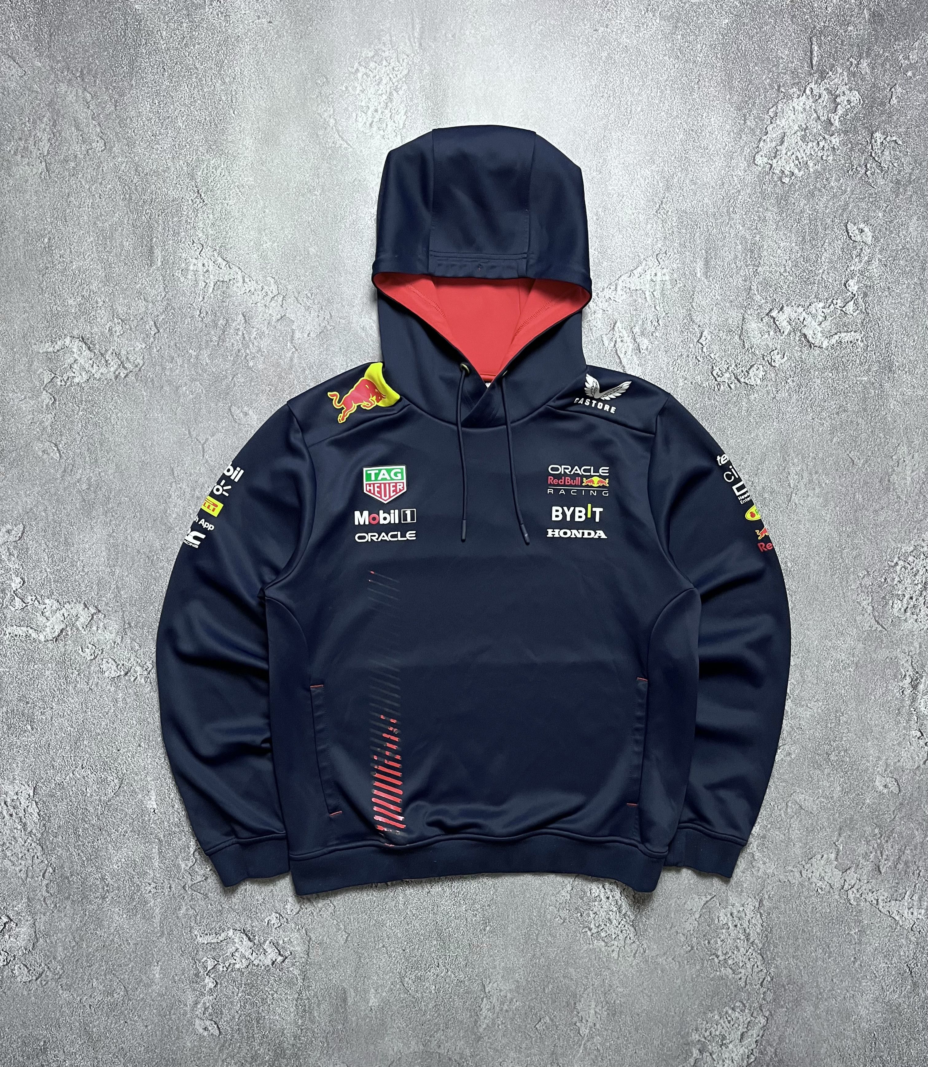 Puma × Red Bull Mens Vintage Puma Red Bull racing hoodie Mobil 1