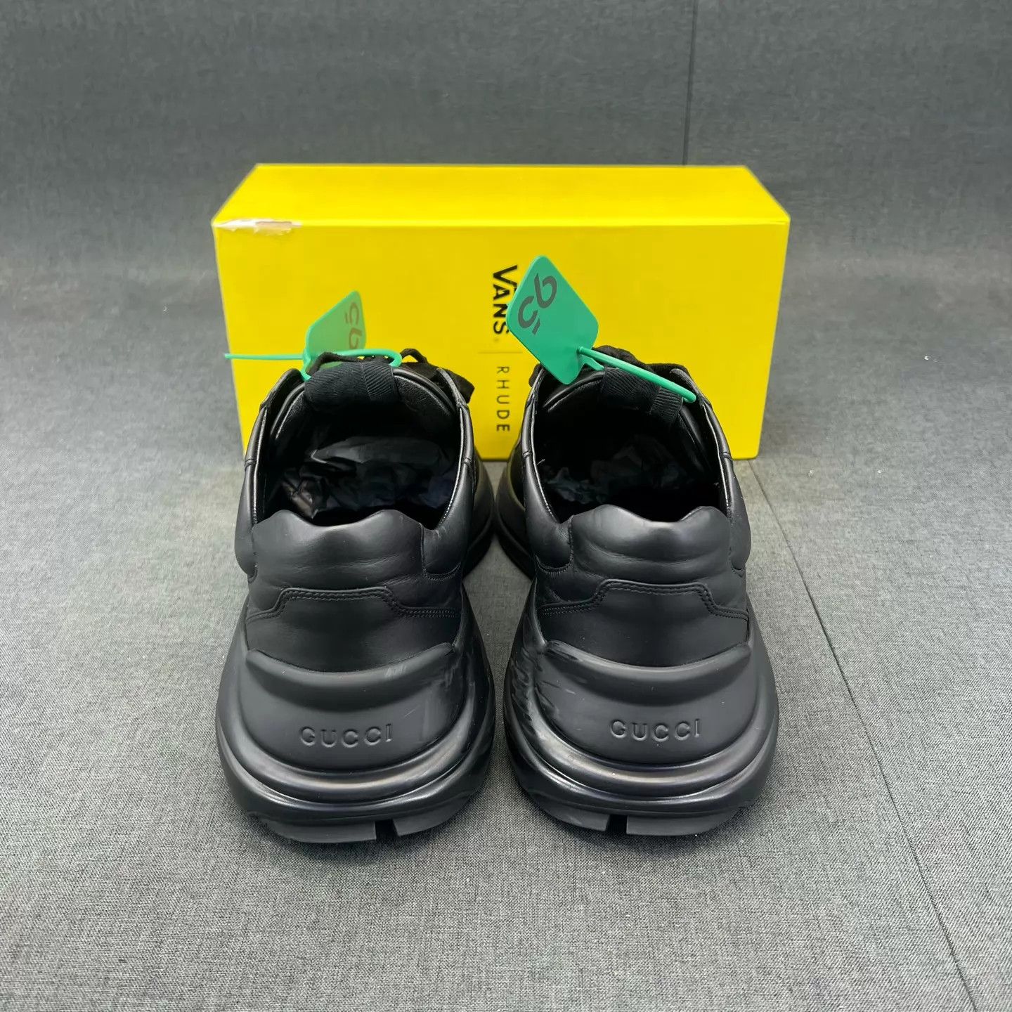 Gucci Gucci Rhyton Black Bat 9.5US/43.5EU Size US 10.5 / EU 43-44 - 5 Thumbnail