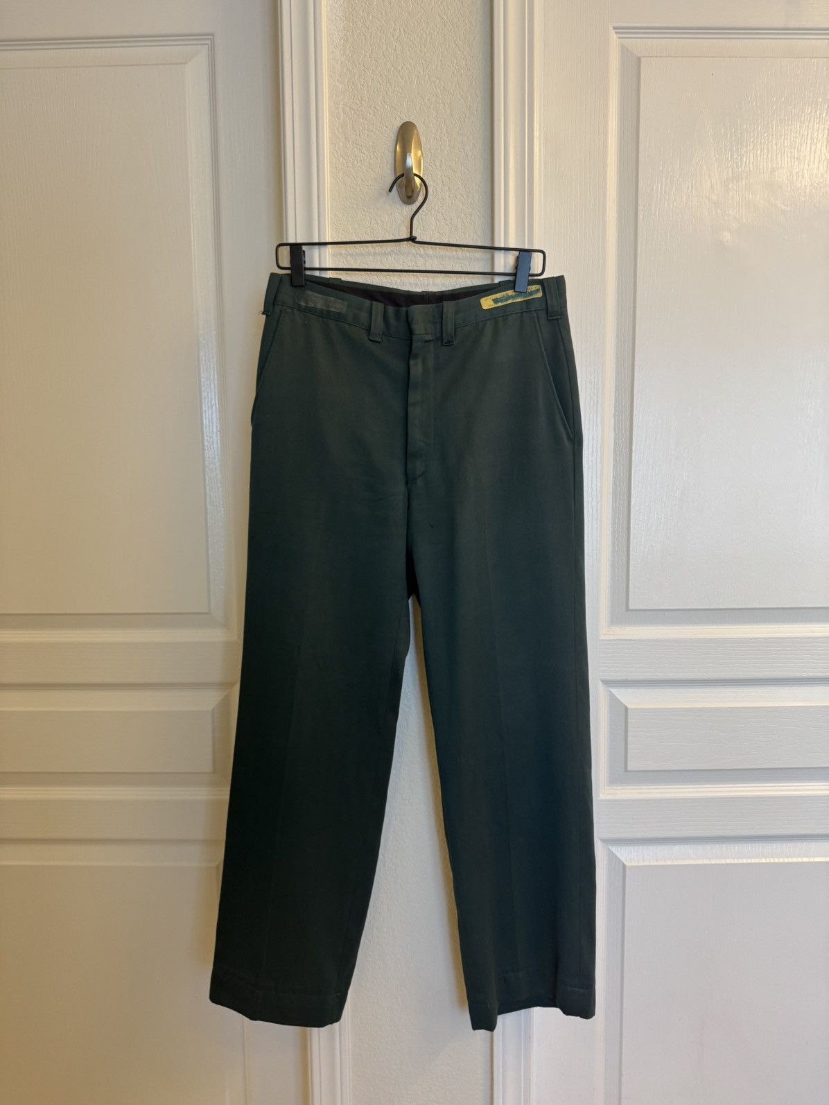 Vintage Vintage green Pants Size US 30 / EU 46 - 1 Thumbnail