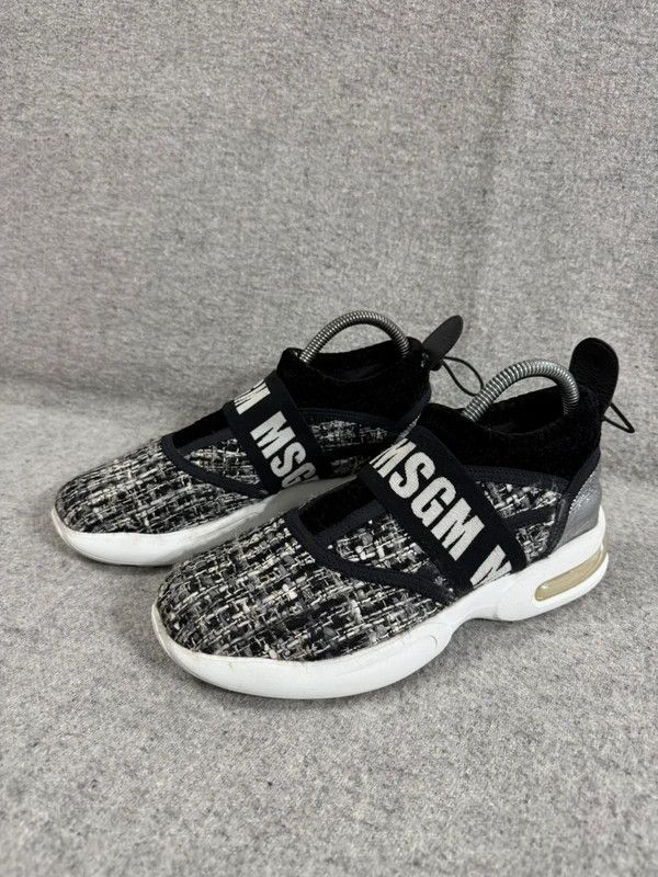 MSGM MSGM Italy Low Air Sneakers Silver Black White size 39 Size US 9 / IT 39 - 7 Thumbnail