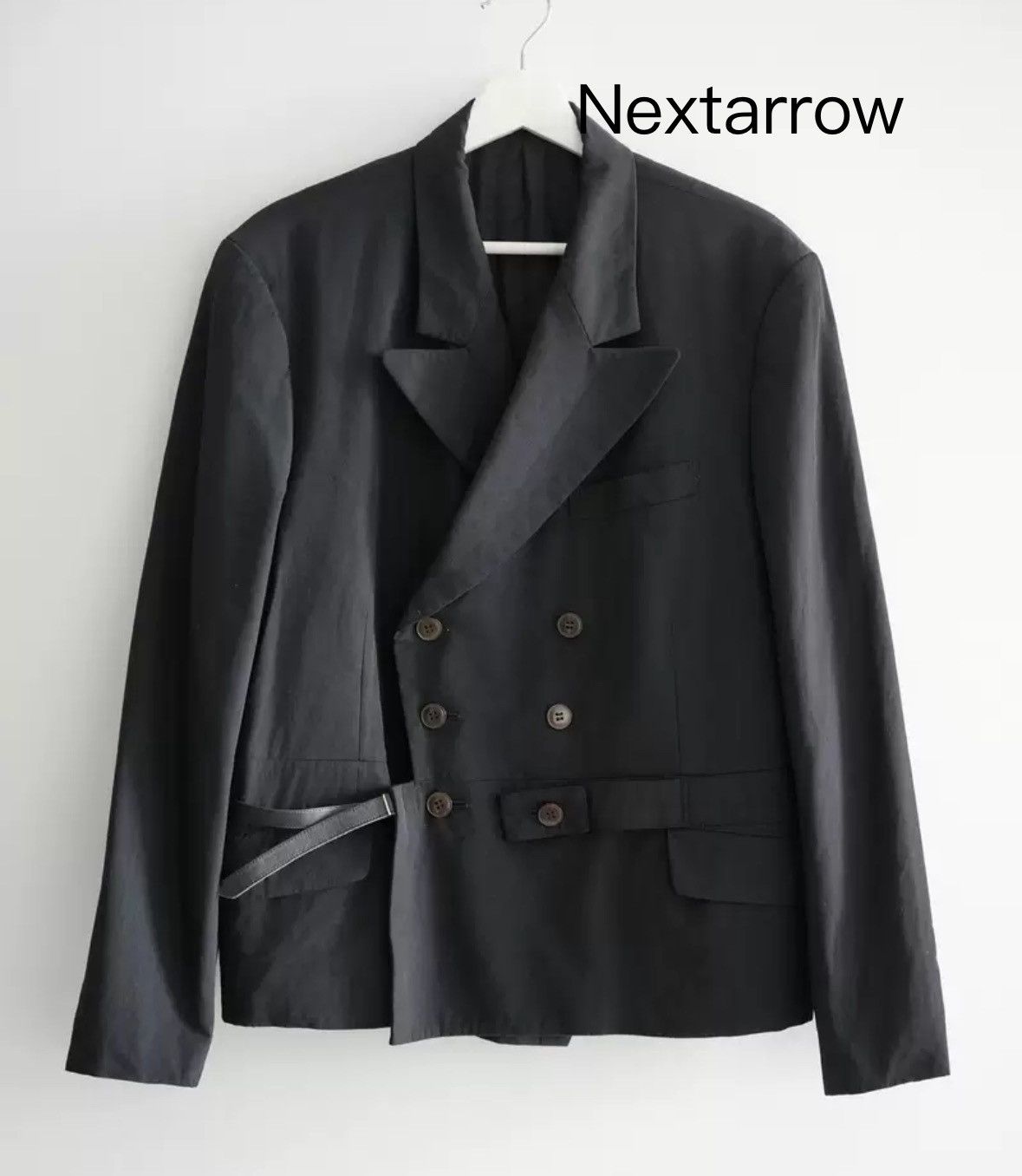 Yohji Yamamoto Yohji Yamamoto 96aw Leather Belt Suit 2412-Nextarrow Size US M / EU 48-50 / 2 - 1 Thumbnail