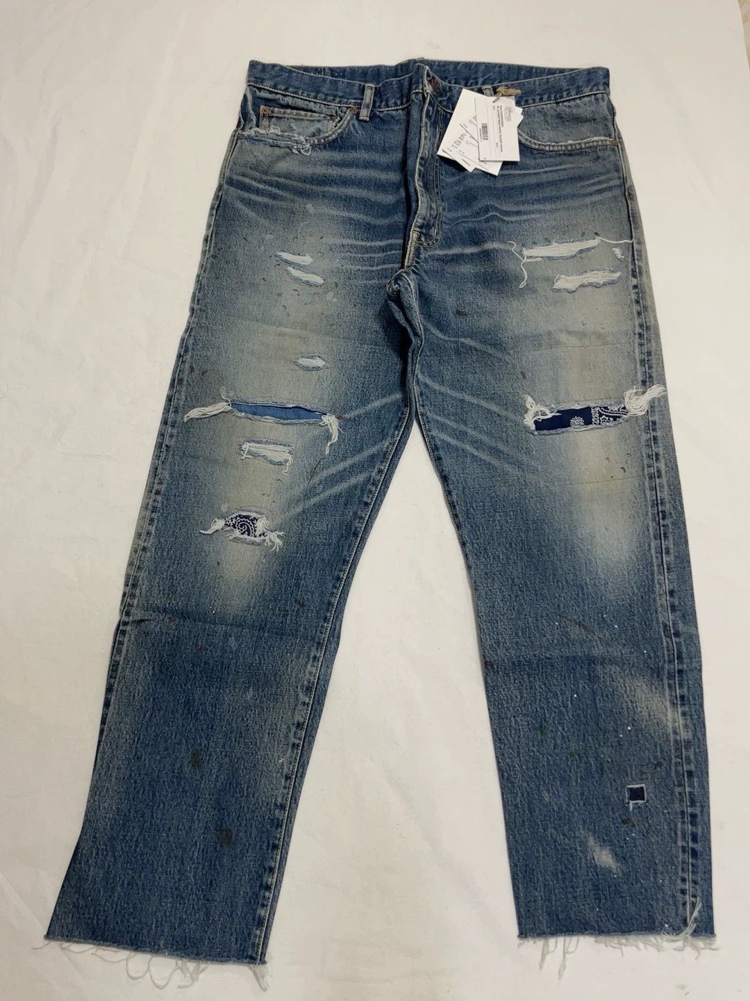 Visvim VISVIM 22SS ICT SS JOURNEYMAN PANTS TACKED CRASH Size US 36 / EU 52 - 1 Thumbnail