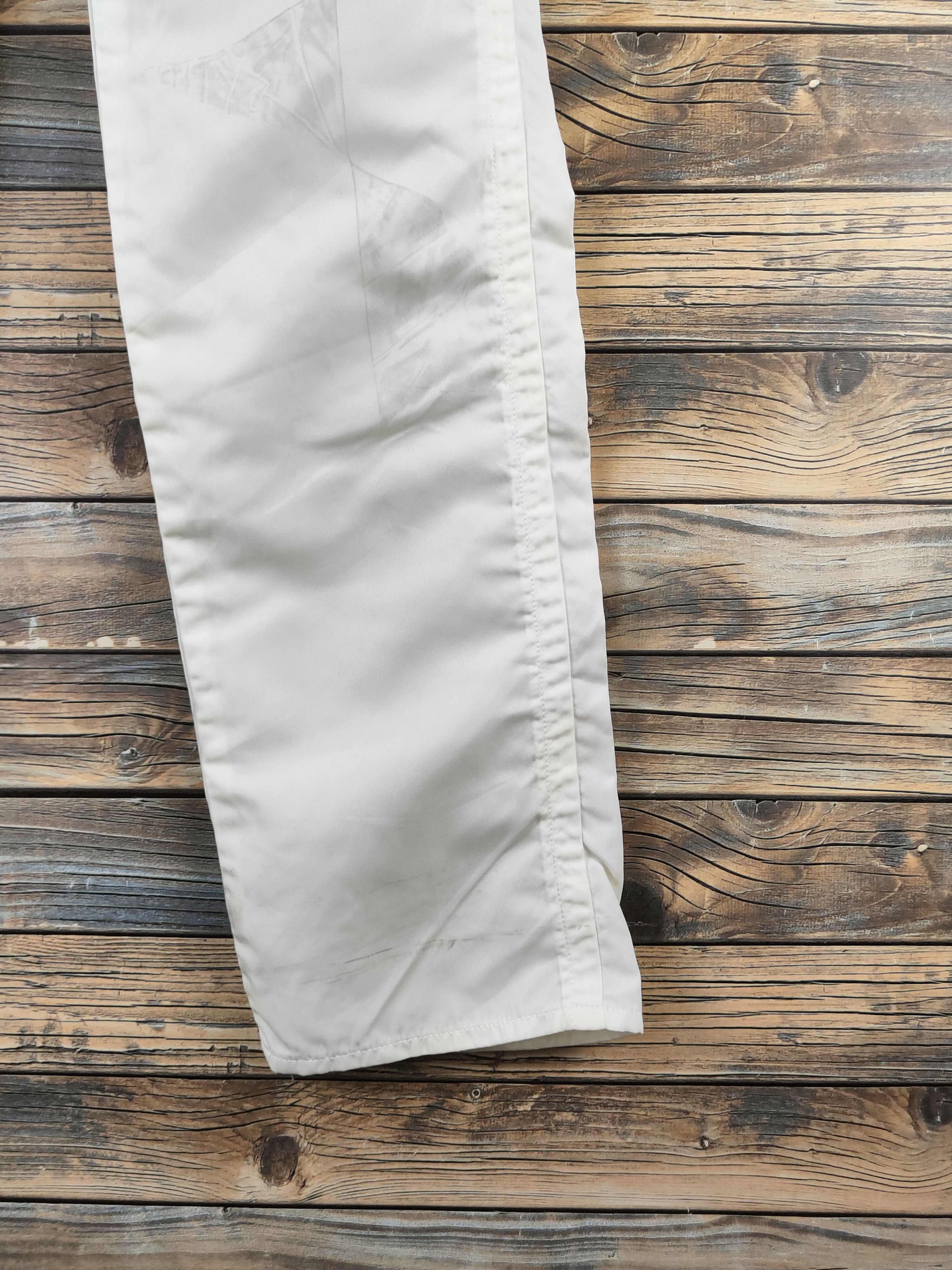 Japanese Brand D GGG Pour Homme Ivory Casual Poly Pants #S2396 Size 28" / US 6 / IT 42 - 6 Thumbnail
