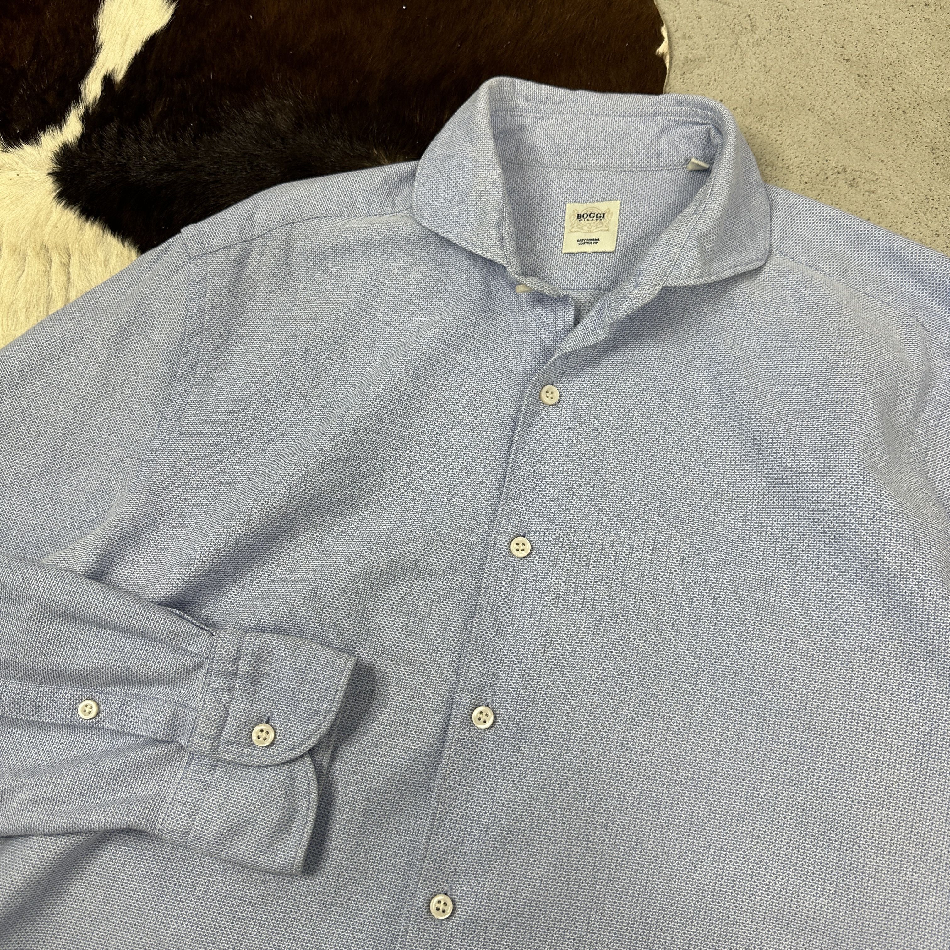 Boggi × Vintage Boggi Milano Shirt Size US L / EU 52-54 / 3 - 4 Thumbnail