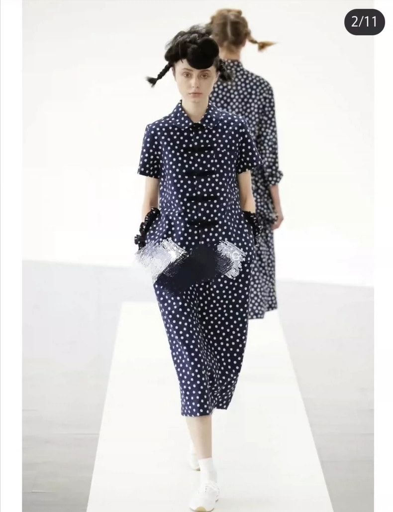 Comme des Garcons Comme Des Garcons Polka dot doll collar shirt 2503-Nextarro Size S / US 4 / IT 40 - 5 Thumbnail