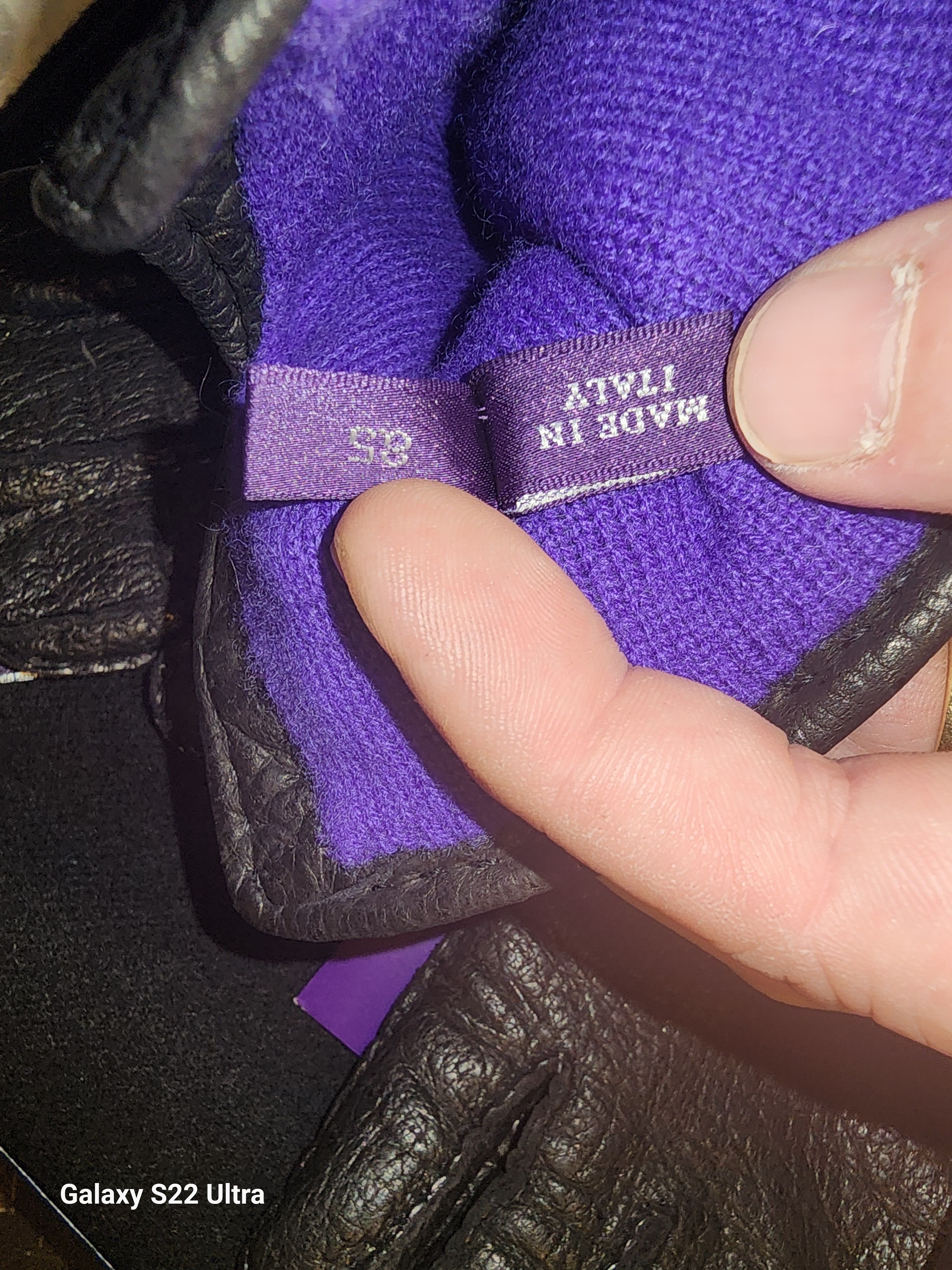 Ralph Lauren Ralph Lauren Purple Label Gloves Size ONE SIZE - 4 Thumbnail
