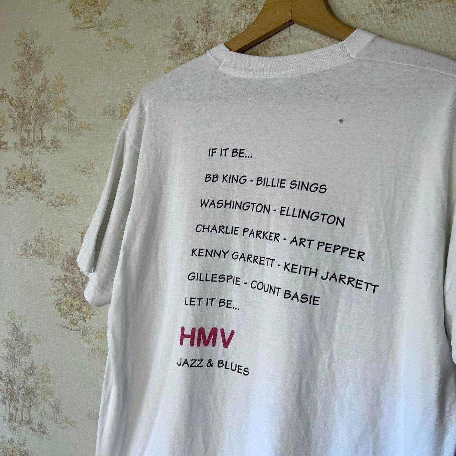 Fruit Of The Loom 90s HMV Harvard Square Record Store T-Shirt Jazz & Blues XL Size US XL / EU 56 / 4 - 5 Thumbnail