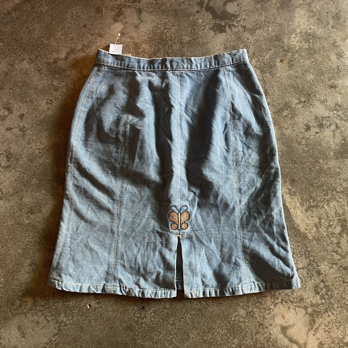 Designer × Hysteric Glamour Hysteric Glamour Denim Mini Skirt Size 24" / US 00 / IT 34 - 4 Thumbnail
