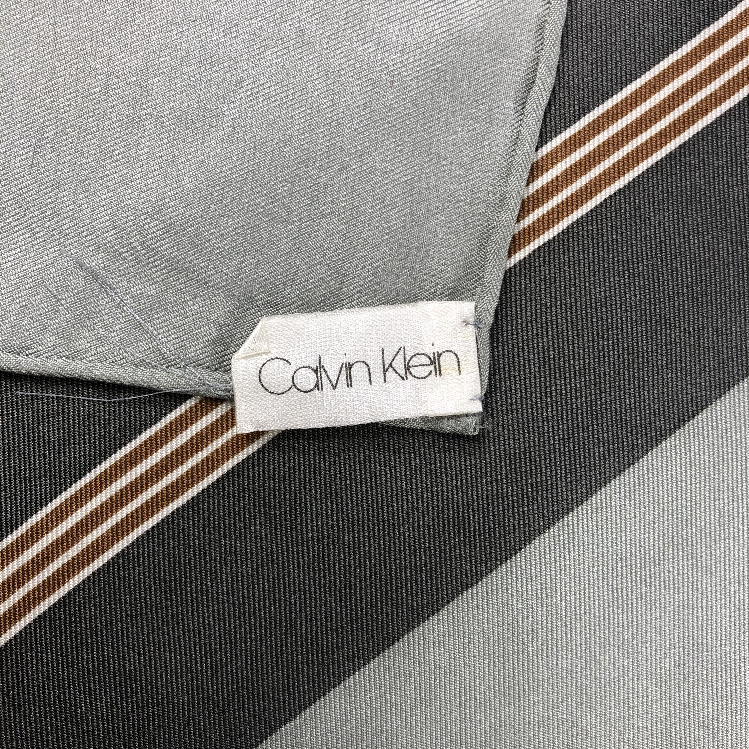 Calvin Klein Vintage Calvin Klein Silk Scarf Size ONE SIZE - 6 Thumbnail
