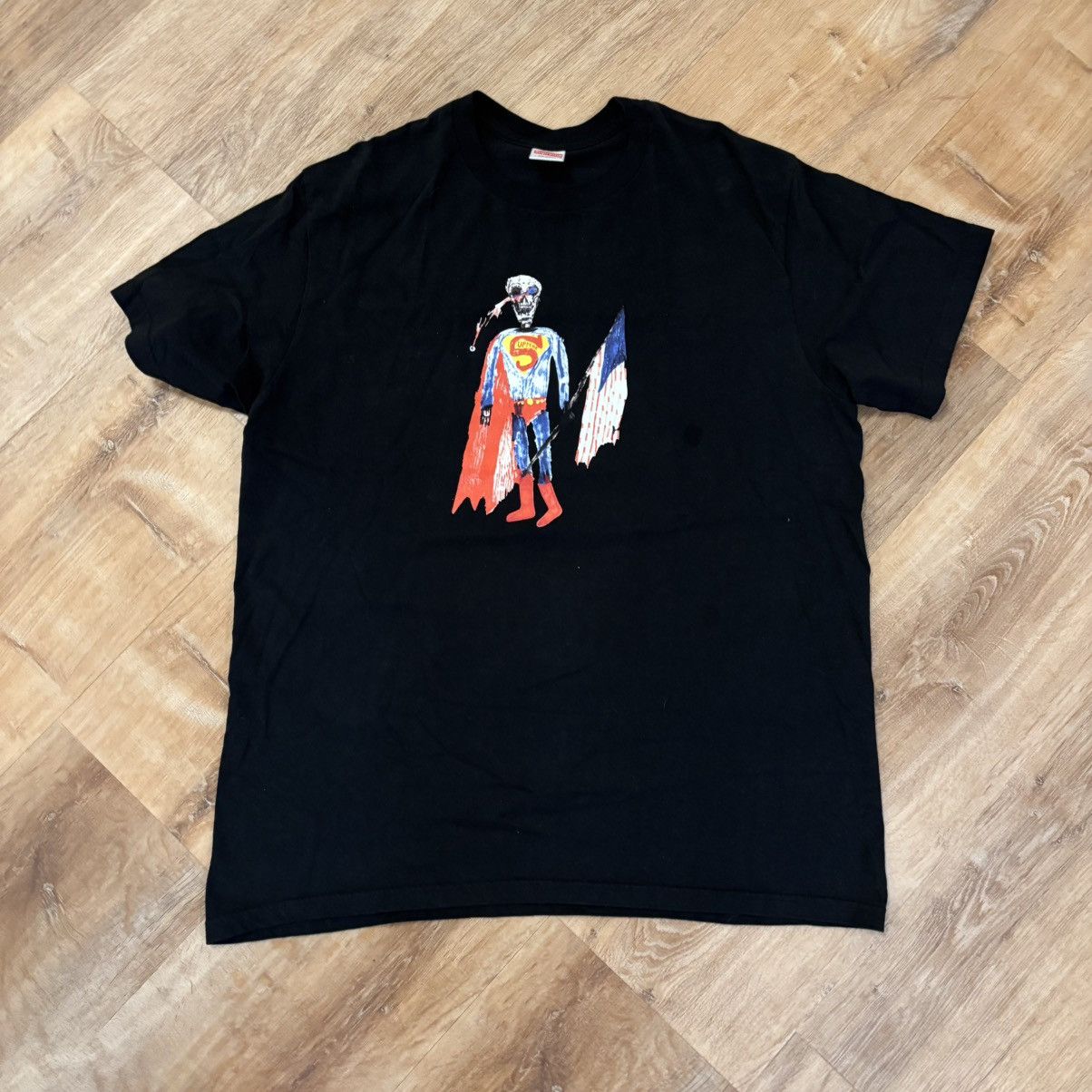 Supreme Supreme SuperMan Tee Shirt Size Large Size US L / EU 52-54 / 3 - 1 Thumbnail