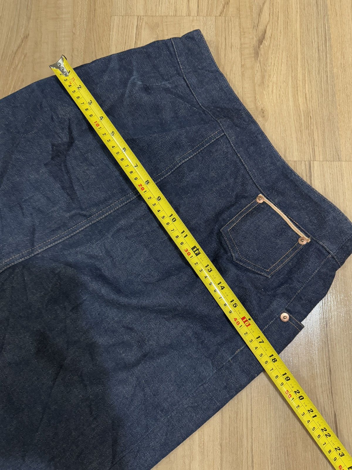 Hysteric Glamour PALACE PALLAS SELVEDGE DENIM SKIRT Size 28" / US 6 / IT 42 - 8 Thumbnail