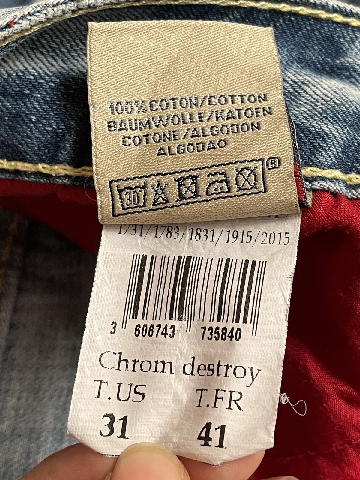 Japanese Brand Vintage Japanese Brand Kaporal Distressed Jeans 2000s Size US 31 - 13 Thumbnail