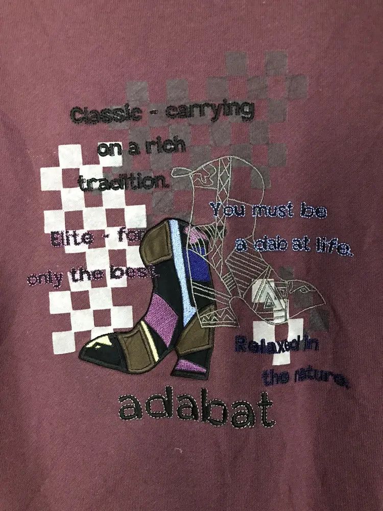 Japanese Brand Vintage Adabat Sweatshirts Size US L / EU 52-54 / 3 - 5 Thumbnail