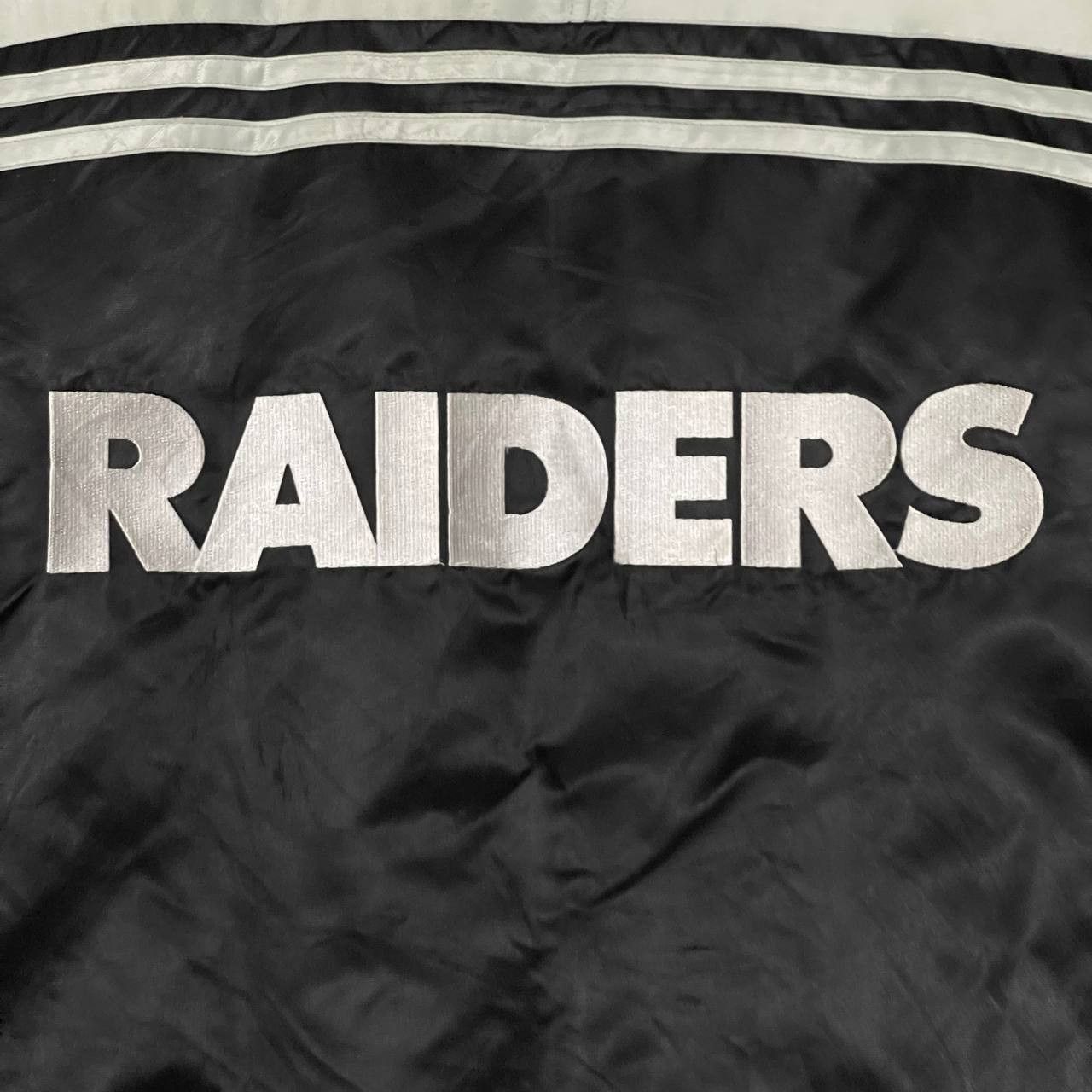 Vintage Starter Oakland Riders NFL Team Puffer Bomber Jacket