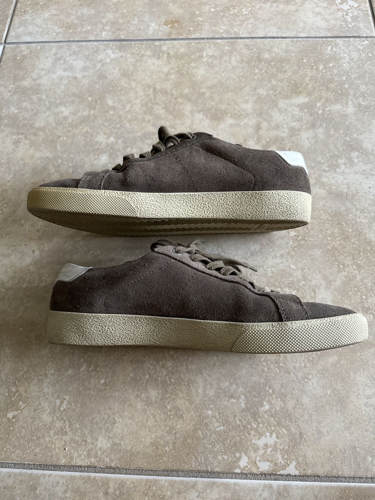 Yves Saint Laurent Suede Low Top Sneakers Size US 8 / EU 41 - 4 Thumbnail