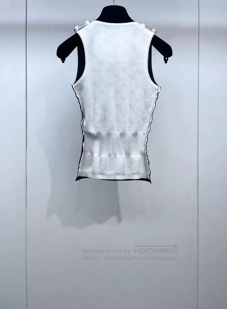 Balenciaga Balenciaga Crystal Embellished Tank Top. Size US XS / EU 42 / 0 - 2 Thumbnail