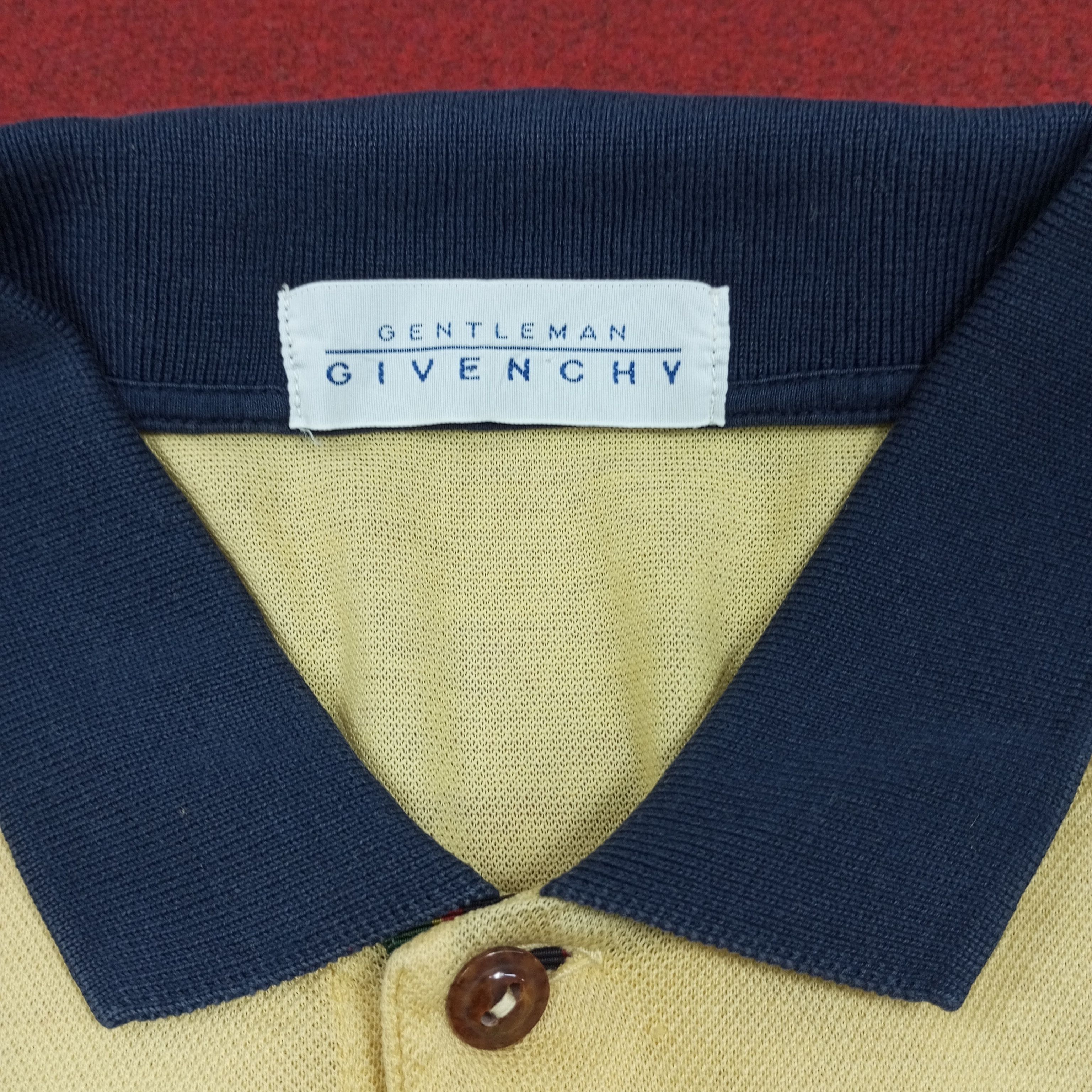 Givenchy × Vintage Gentlemen Givenchy Designer Brand Pocket Design Polos Size US XL / EU 56 / 4 - 5 Thumbnail