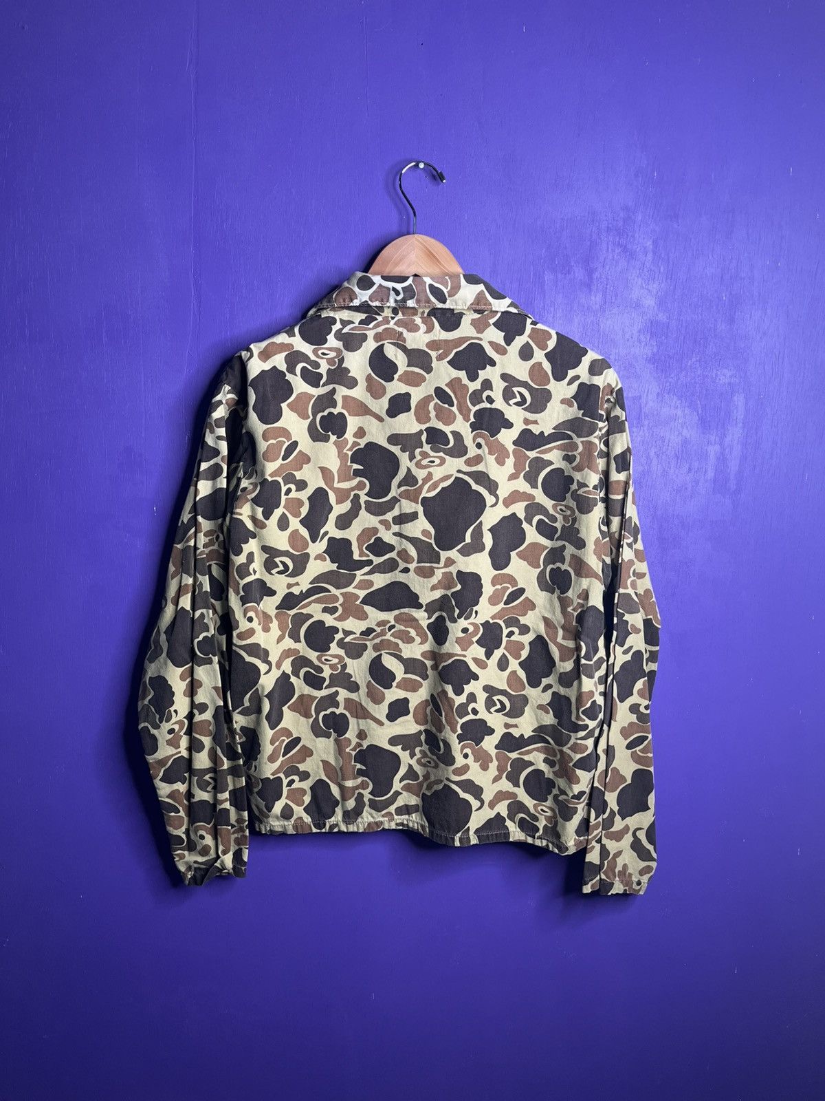 Vintage Vintage 70s black sheep Camo button up Size US M / EU 48-50 / 2 - 2 Thumbnail