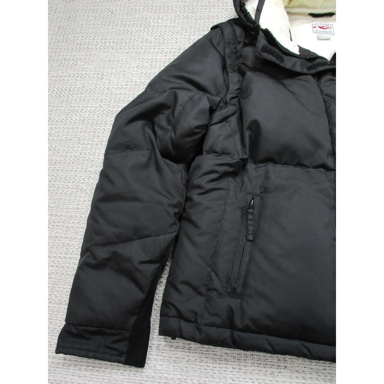 Roper VINTAGE Roper Down Insulated Convertible Hooded Coat Vest Black Adult Large Coat Vest Size L / US 10 / IT 46 - 3 Thumbnail