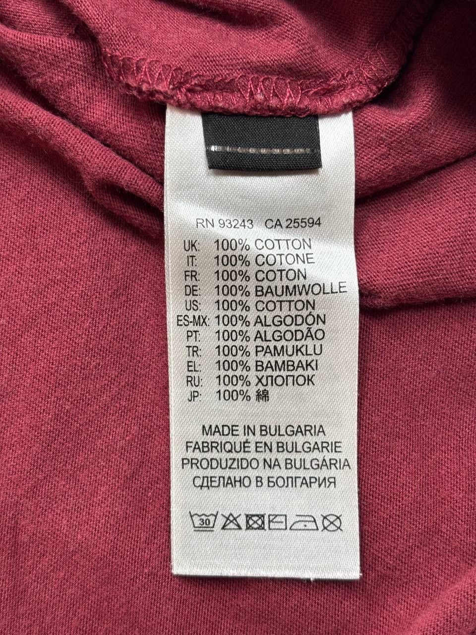 Diesel Diesel "Wild Spirit" Graphic T-Shirt - Maroon/Burgundy Size US XL / EU 56 / 4 - 4 Thumbnail