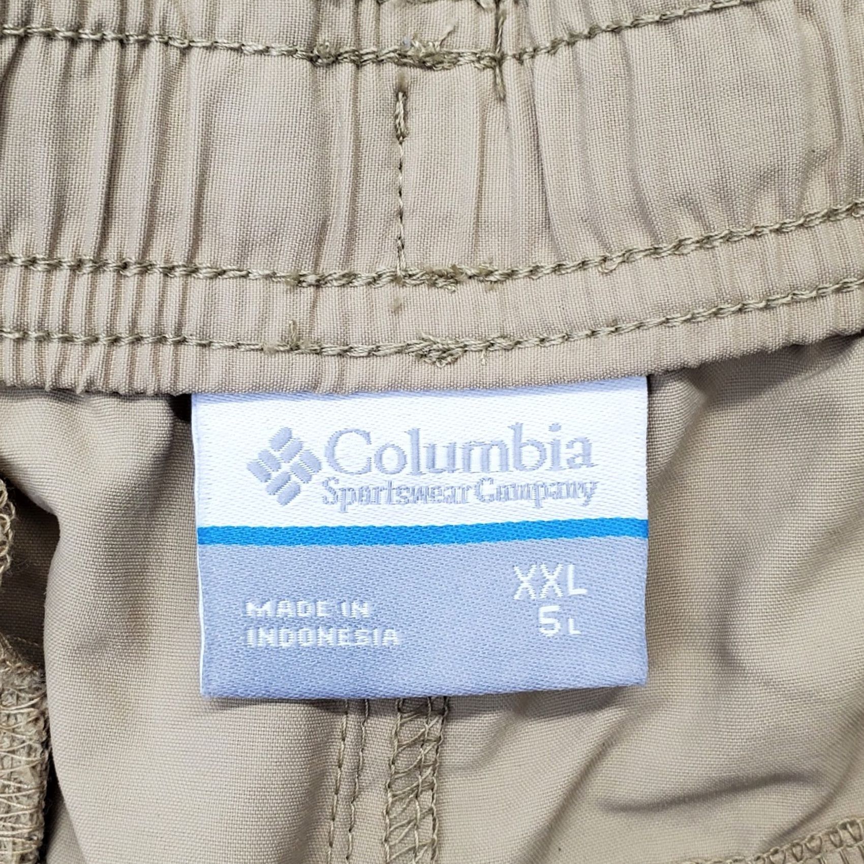 Vintage Columbia Womens Shorts Brown Regular Fit Elastic Waist XXL Pocketville Trail Shorts Size 40" / US 18 - 6 Thumbnail