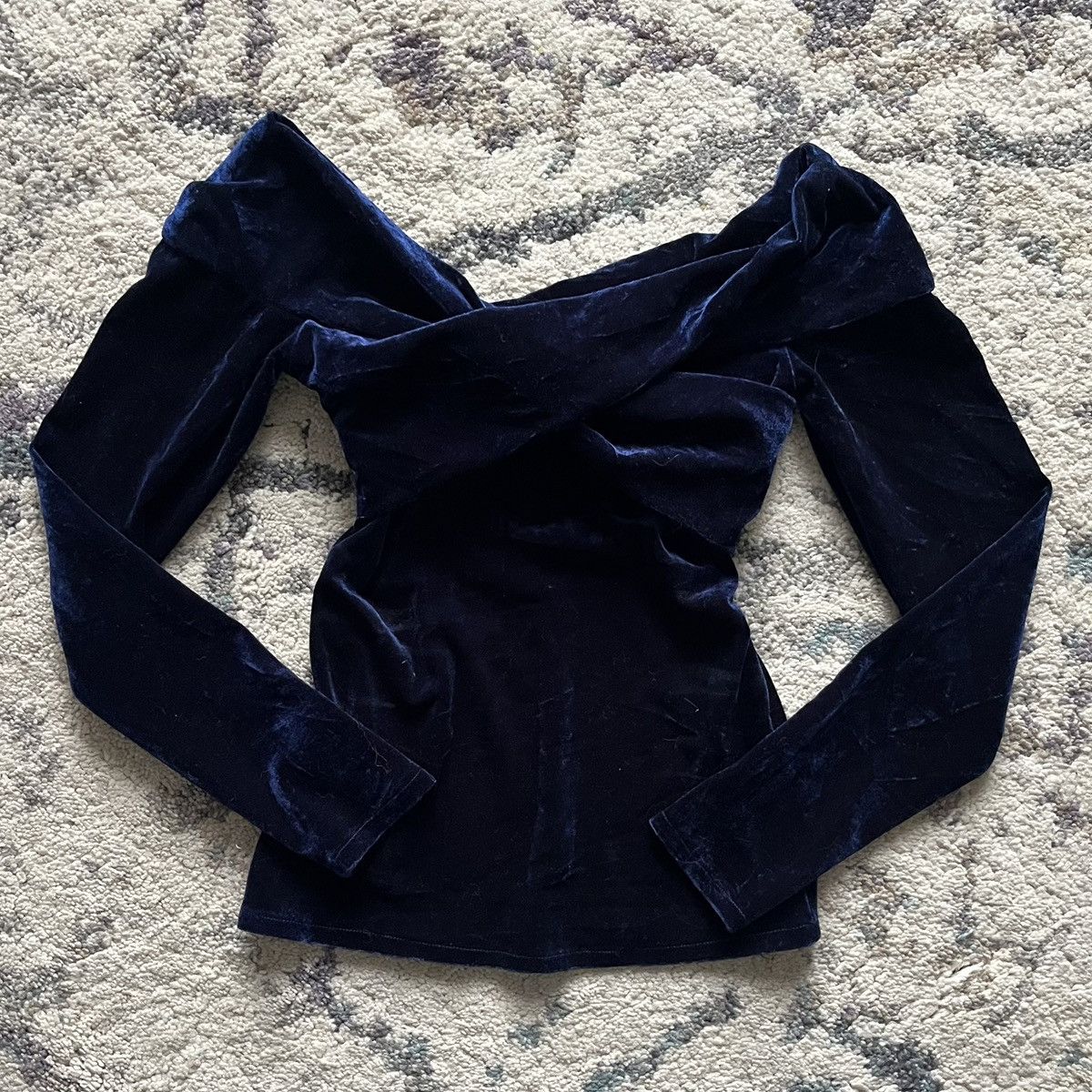 Vintage Vintage Velvet Long Sleeve Size XS / US 0-2 / IT 36-38 - 1 Thumbnail