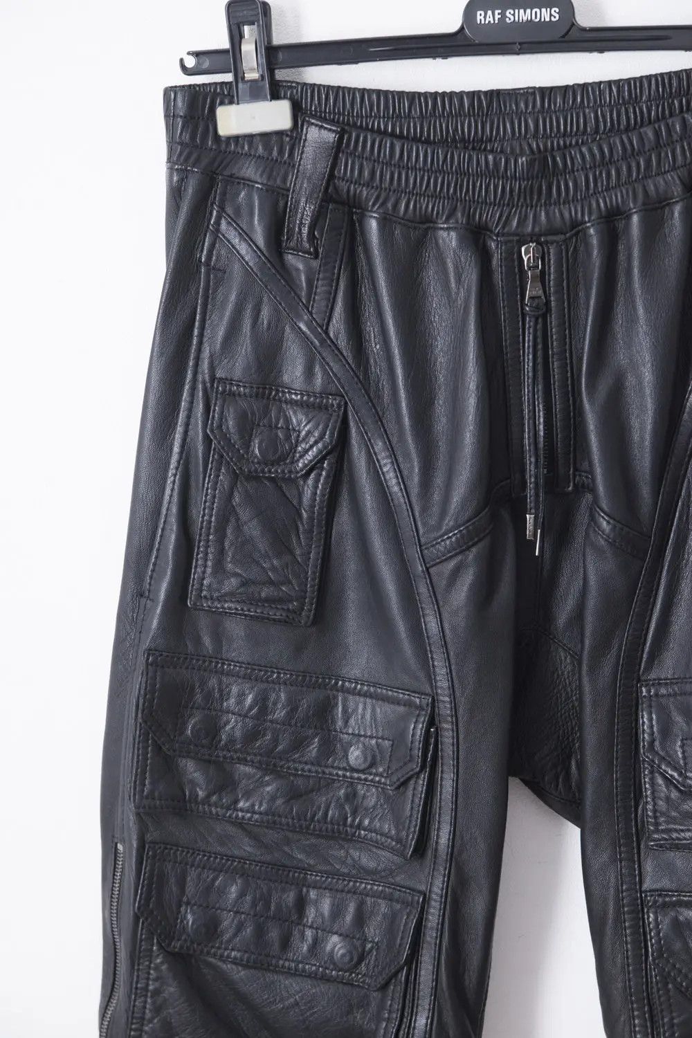 Neil Barrett SS11 leather cargo shorts Size US 30 / EU 46 - 3 Thumbnail