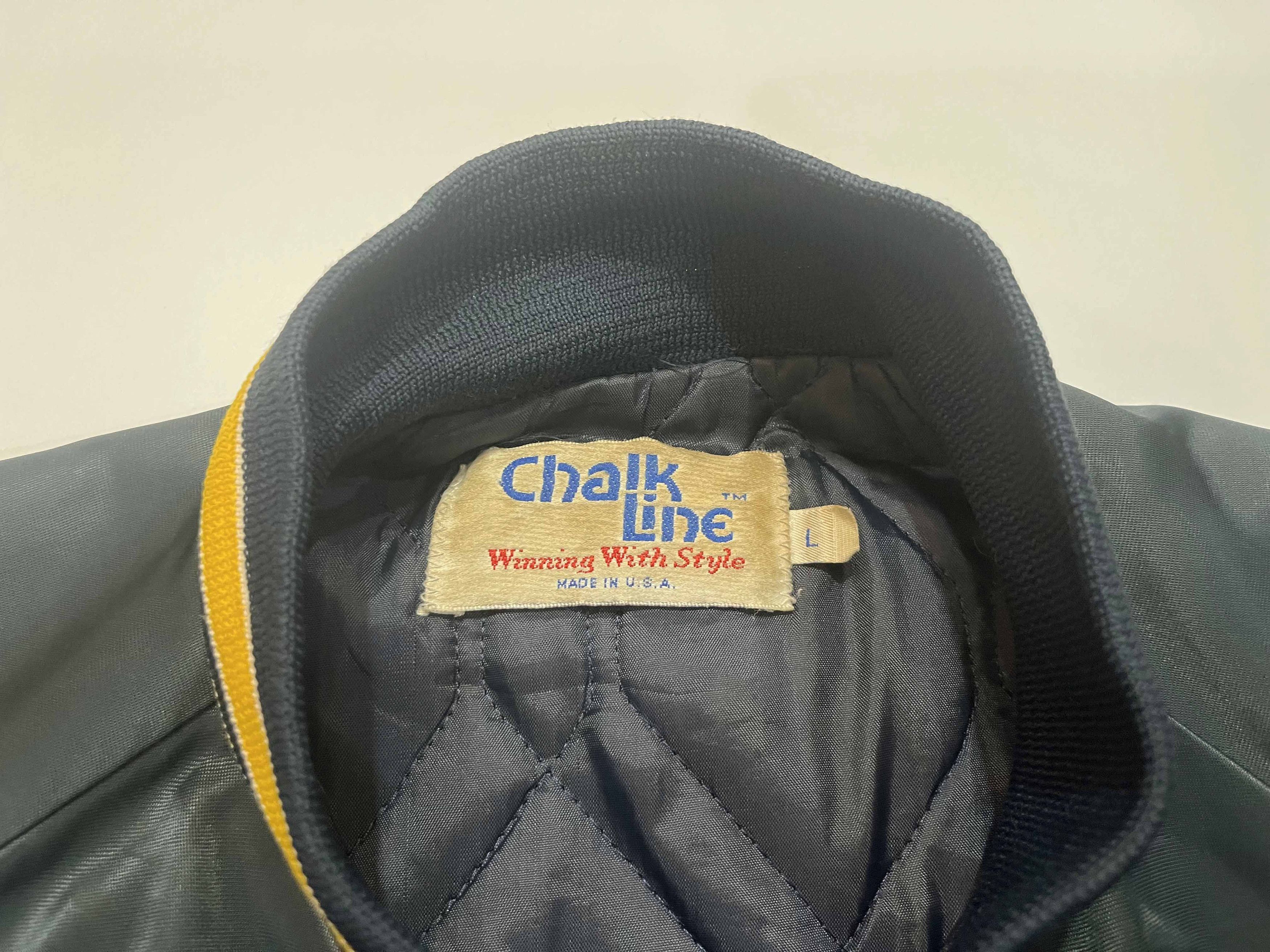 Chalk Line Vintage Chalk Line Michigan Wolverines NCAA Bomber Jacket Size US L / EU 52-54 / 3 - 5 Thumbnail