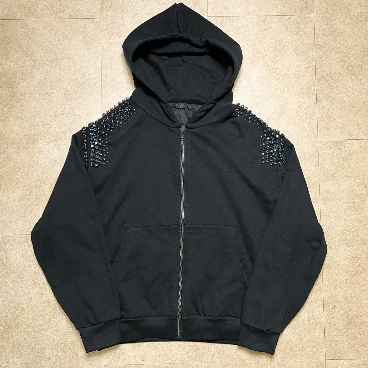 Prada Runway Crystal Zip Up